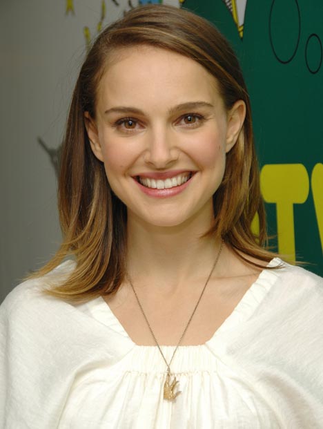 Natalie Portman is all smiles in white
