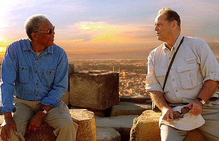 Morgan Freeman, Jack Nicholson in The Bucket List