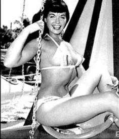 pin up girl Betty Page