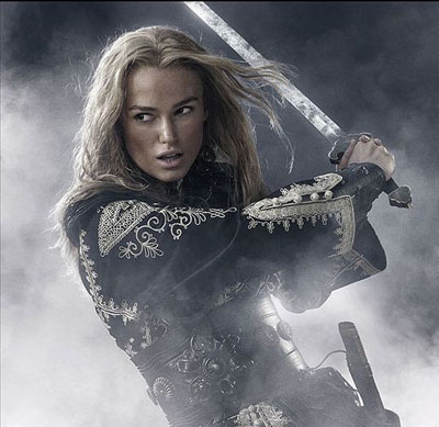 Keira Knightly - Elizabeth Swann -  Pirates of the Caribbean