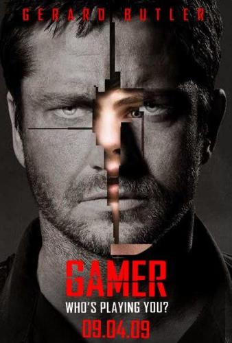 Gamer movie poster - Gerard Butler