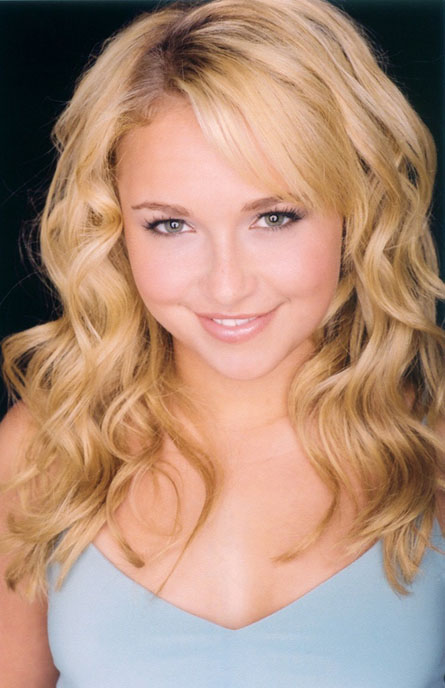 Hayden Panettiere in pale blue