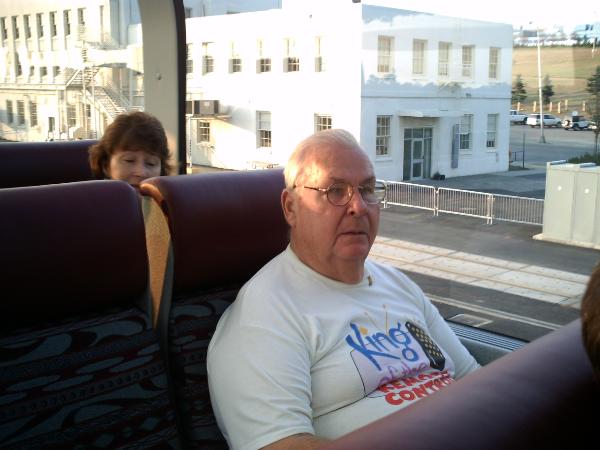 My Dad with AKRR terminal behind him